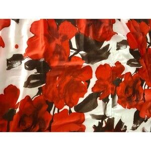 .86 yards_Large Rose Chiffon